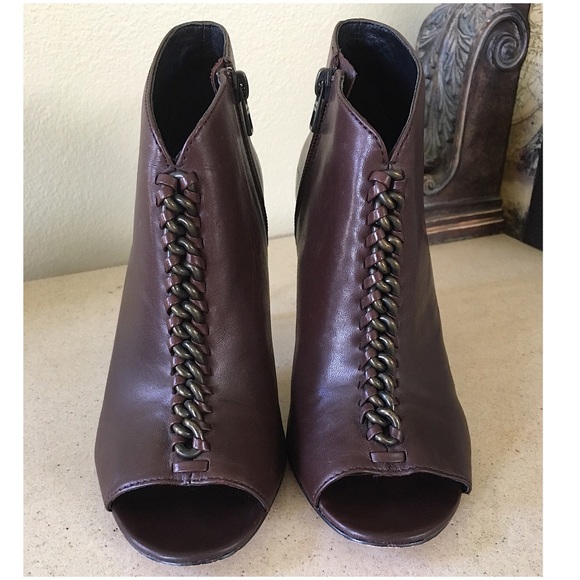 Coach Shoes - COACH OLIE PEEP TOE BOOTIE